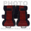 Garnitures siège avant et banquette arrière en tissu quartet rouge 309 GTI