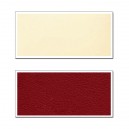 Garnitures de banquettes avant dossiers fixe et banquettes arrière en simili (rouge/ beige clair) pour Simca Aronde P60
