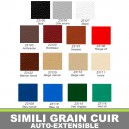 Simili grain cuir auto-extensible au mètre