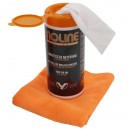 Kit lavage sans eau 80 lingettes + microfibre - NOLINE® 80  -