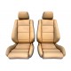 Garnitures en cuir beige pour les sièges avant/banquette arrière de BMW E30