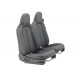 Coiffes de sièges en cuir noir pour MX5 NC 2005/2008 avec ajustement de la hauteur des sièges