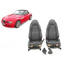 Coiffes de sièges en cuir noir pour BMW Z3 "M"